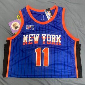 NBA New York Blue and Orange Jersey